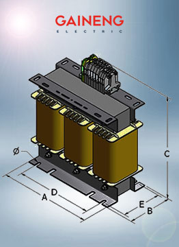 三相隔離變壓器|三相幹式變壓器|三相降壓變壓器|額定容量0.5-800KVA